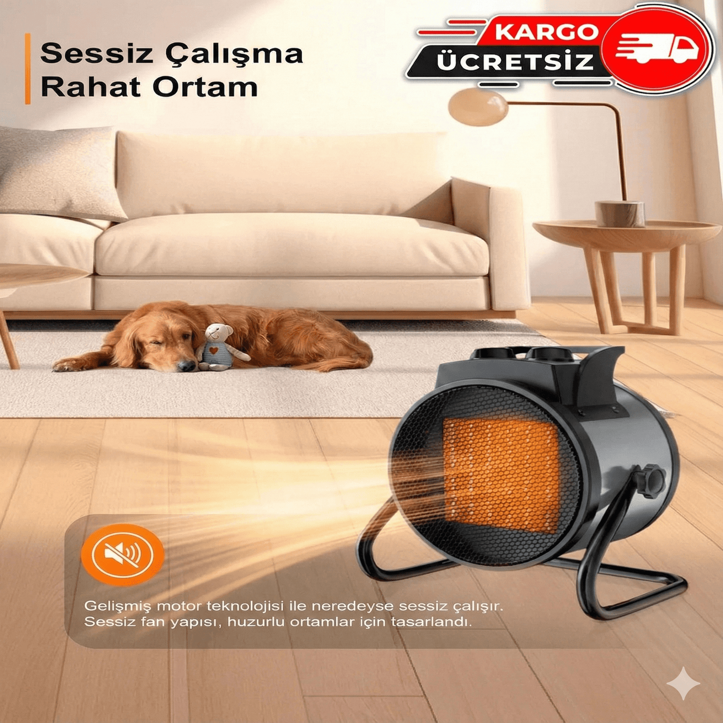 HeatUltra Elektrikli Isıtıcı Fan (3000w)