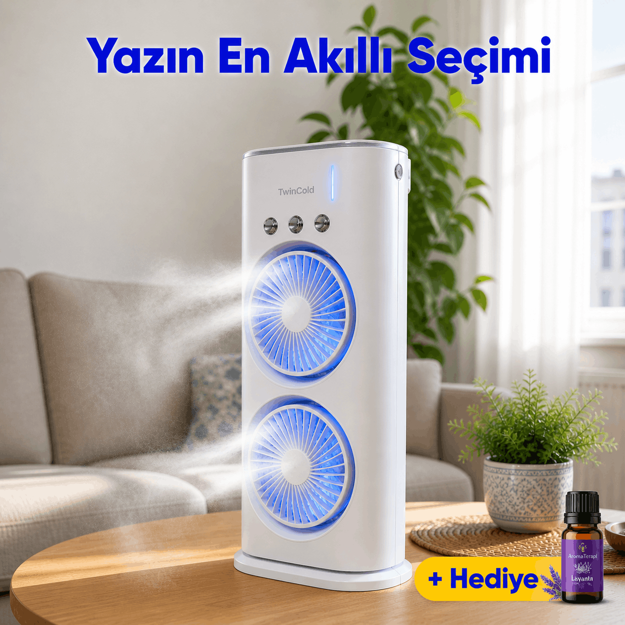TwinCold Çift Fanlı Hava Soğutucu