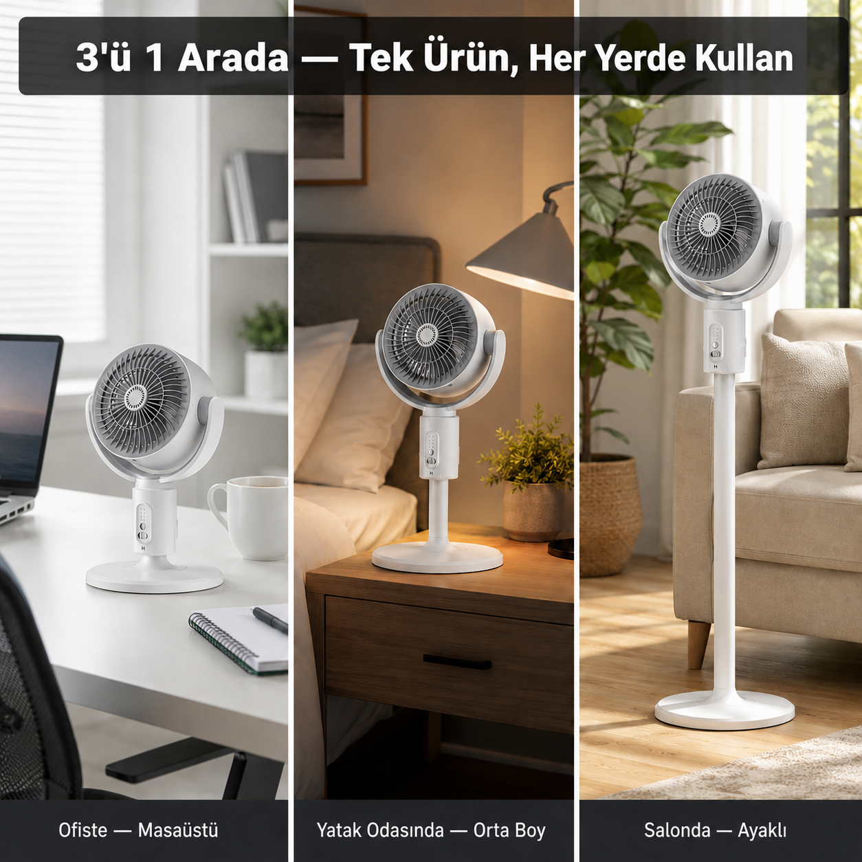 ColdPro 3'ü 1 Arada Fan