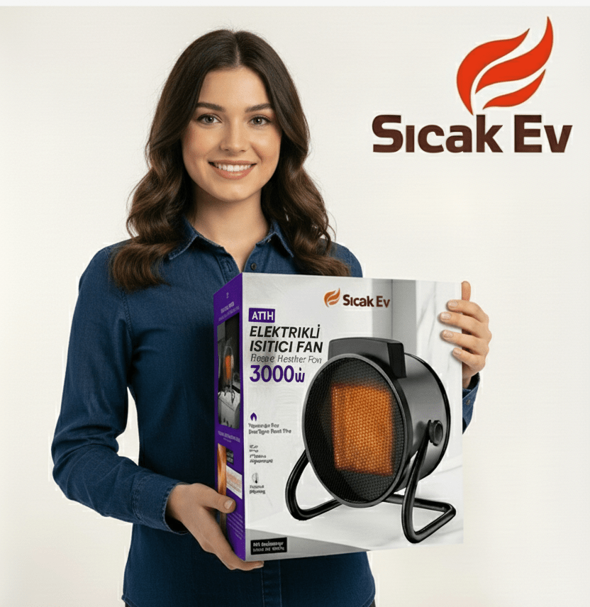 HeatUltra Elektrikli Isıtıcı Fan (3000w)