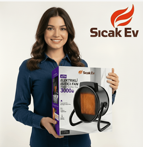 HeatUltra Elektrikli Isıtıcı Fan (3000w)